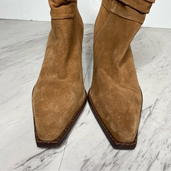 Vince Camuto Nerlinji Brown Suede Bootie 7.5 M - Picture 11 of 15